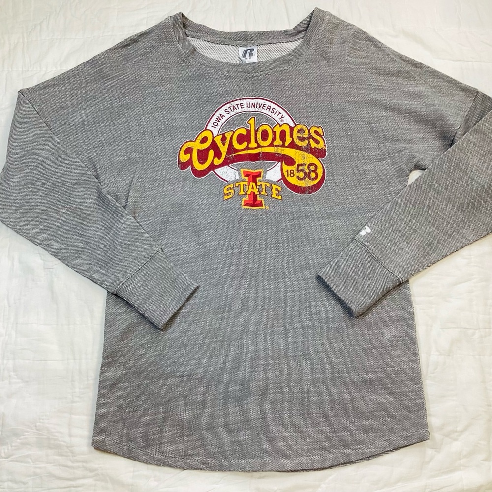 Womens Russell Iowa‎ State University Cyclones Lightweight Knit Sweatshirt